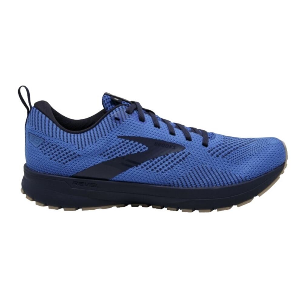 Brooks Revel 5 Performance Running Shoes Road Workout Athletic Blue Black 8M